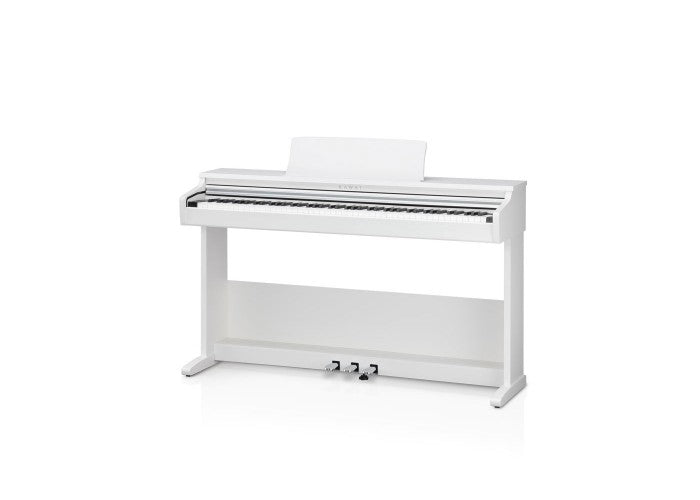 Kawai KDP75W ID Upright Digital Piano With Bench – Embossed WhiteMusical InstrumentsAn impressive addition to Kawai’s digital piano line-up, the KDP75 features the Responsive Hammer Compact keyboard action, beautiful Shigeru Kawai SK-EX grand piano sounds