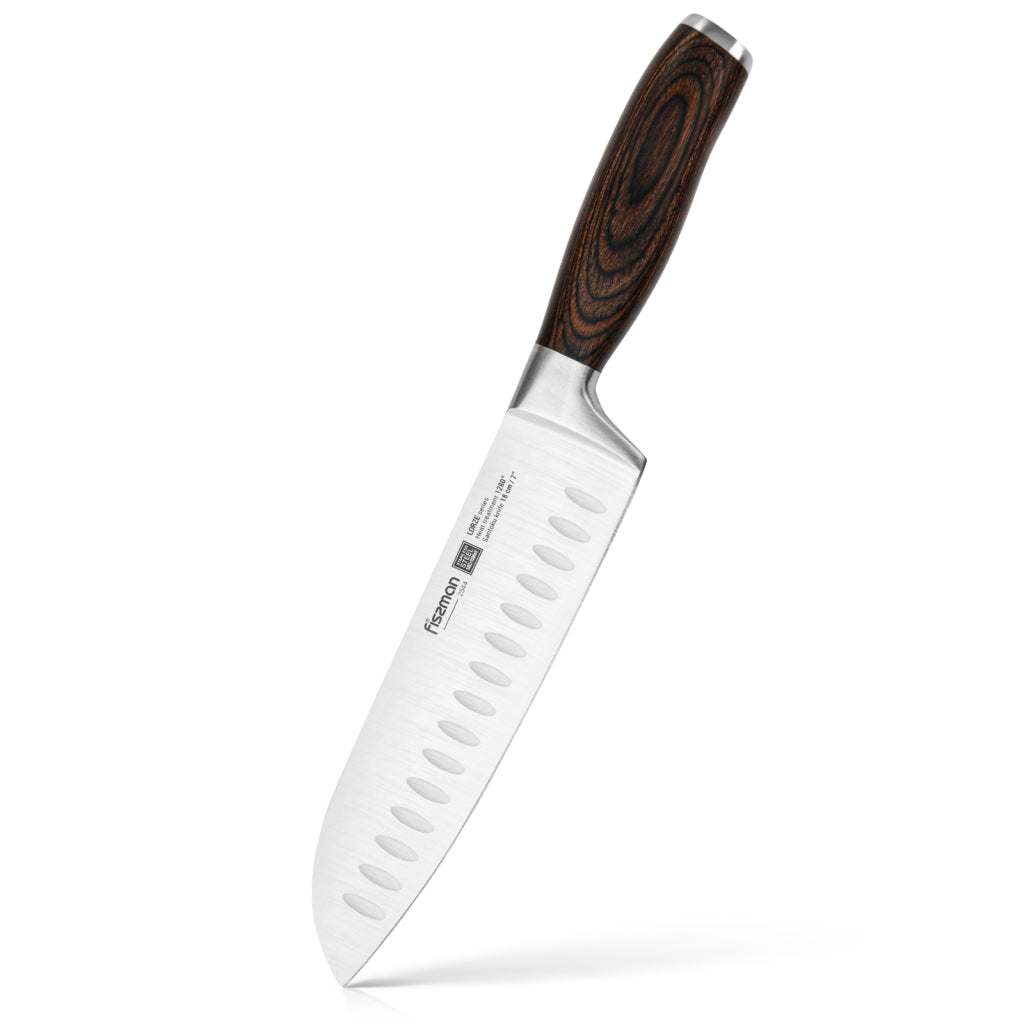 FISSMAN 7" Santoku Knife LORZE 18cm (X50Cr15MoV Steel)Kitchen StorageFISSMAN 7" Santoku knife LORZE 18 cm (50Cr15MoV steel)