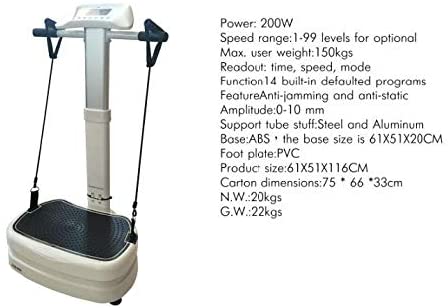 Volks Fat Burning Vibration Machine Fit Massage Vibration Massage Fitness Plate Body Shaker Plate Exercise Machine - Motion Platform Whole Body