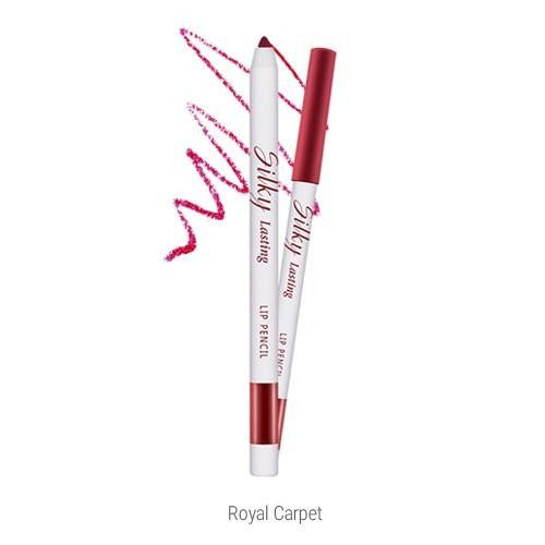MISSHA Silky Lasting Lip PencilMake-UpMulti-purpose lip pencil, comfortably long-wearing, and soft vibrant colors 1. Multi-lip pencil for all your lip makeup looksEasily draw to achieve natural lip line, full cover lips, gradation lips, and even two-tone