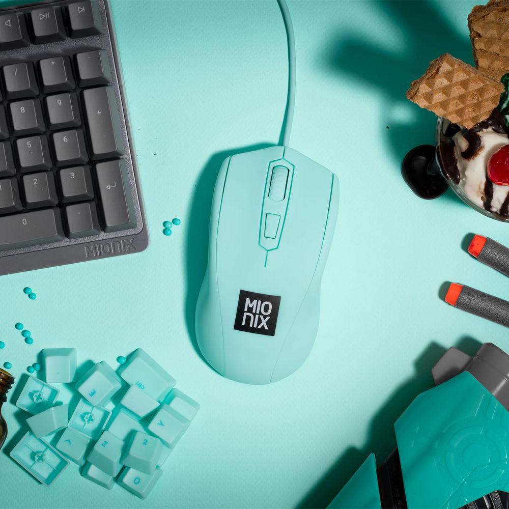 Mionix - Avior Ambidextrous Optical Gaming Mouse Ice Cream