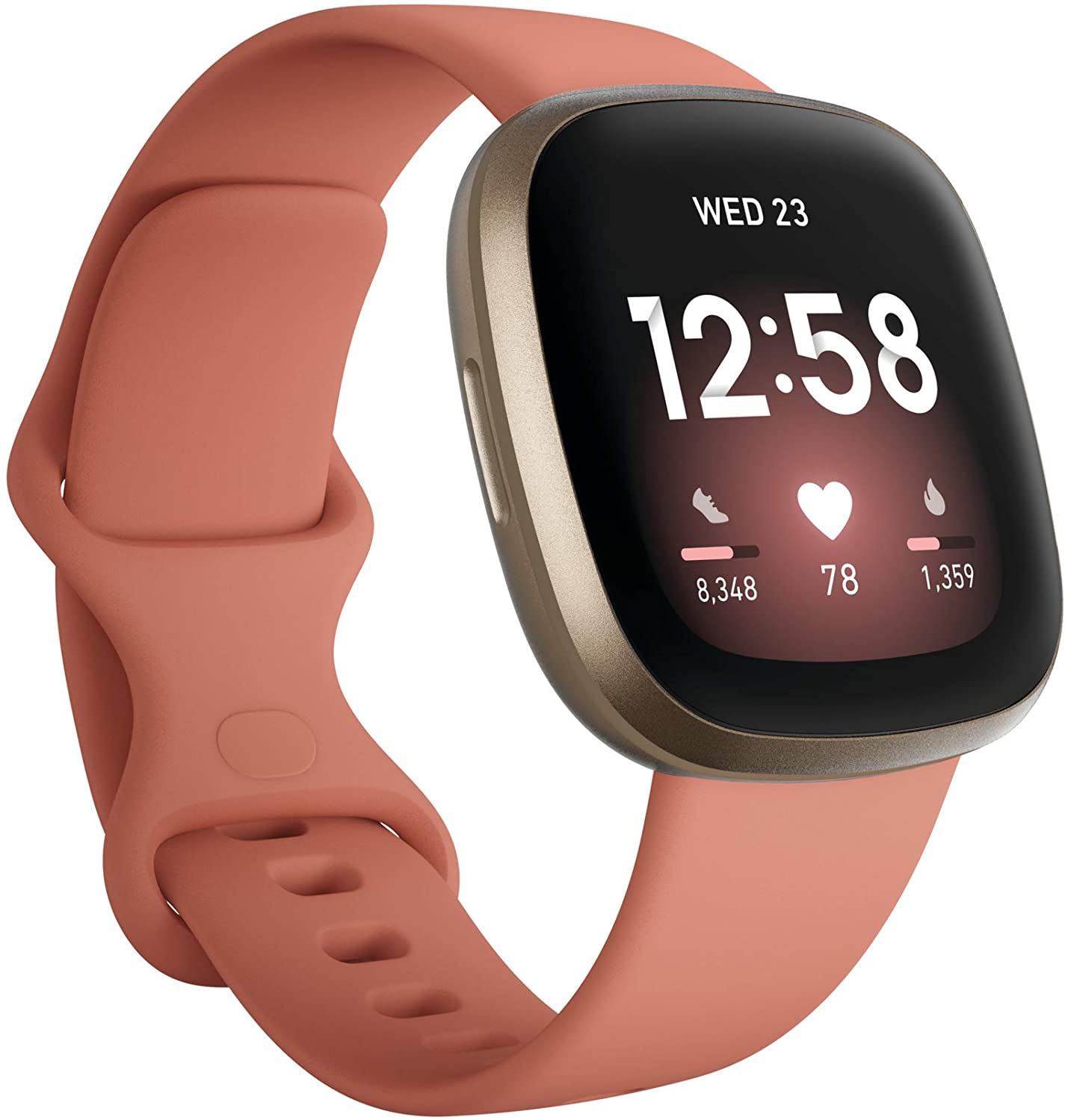 Fitbit Versa 3 Fitness Aluminum Wristband with Heart Rate TrackerWearablesMeet Fitbit Versa 3 - the smartwatch with everything you need to just go. Track your pace & distance and leave your phone at home with built-in GPS. You can also get call, text and