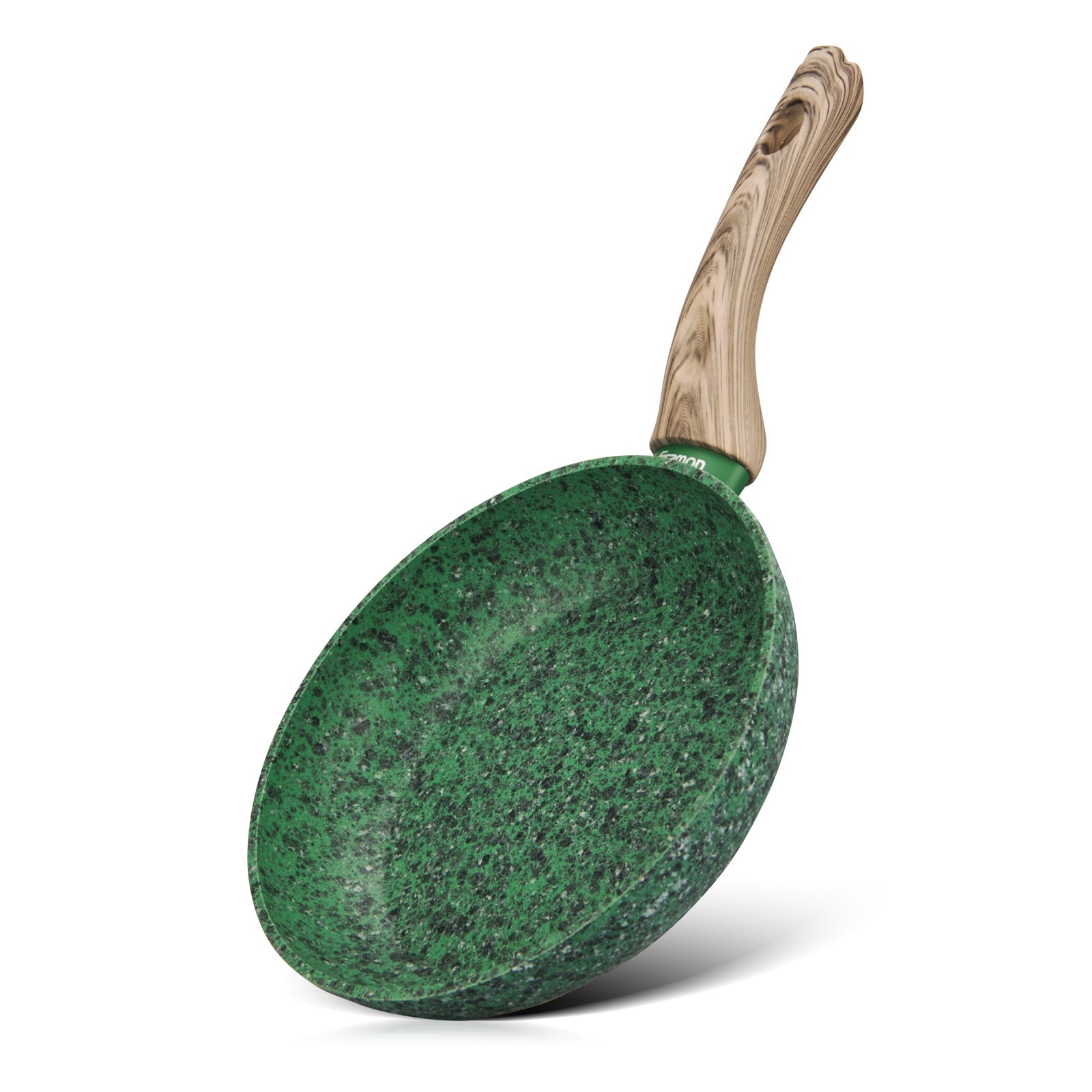 FISSMAN MALACHITE Aluminium with Non-Stick Coating Frying Pan 20cmKitchen StorageMALACHITE Series Decorate the kitchen with our spectacular design stockpot! The bright color finish with the texture of granite takes the decoration into the next level! Its