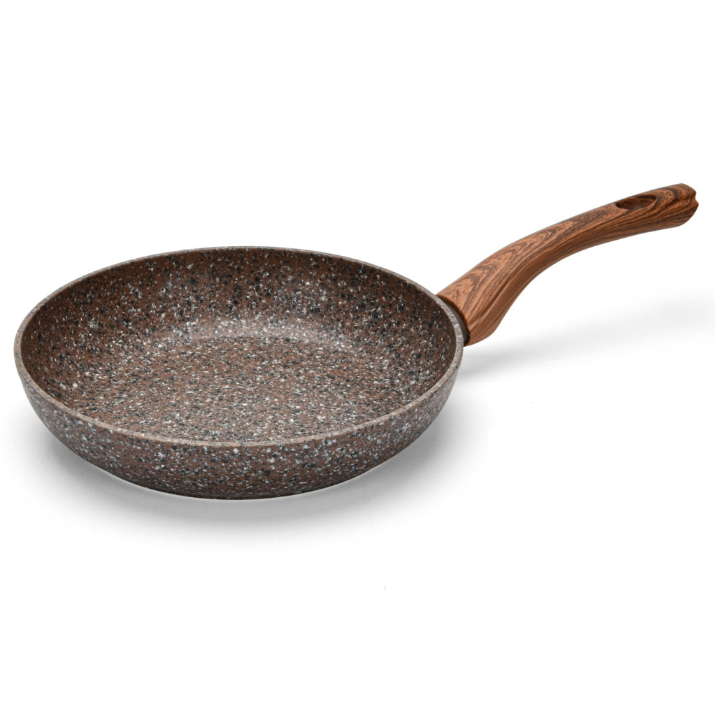 FISSMAN Frying Pan MAGIC BROWN 24x4.9cm with Induction Bottom chocolate Color Aluminium with Non-Stick CoatingKitchen Storage4331 Frying pan MAGIC BROWN 24x4.9 cm with induction bottom CHOCOLATE color (aluminium with non-stick coating) With the real colou