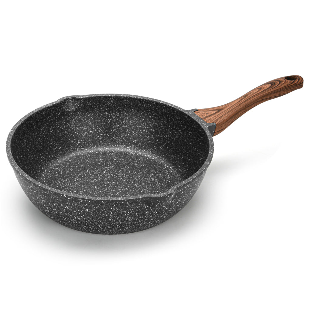 FISSMAN Deep Frying Pan DAKJJIM 28x8.5cm with Induction Bottom Aluminium with Non-Stick CoatingKitchen Storage4428 Deep frying pan DAKJJIM 28x8.5 cm with induction bottom (aluminium with non-stick coating) The DAKJJIM series is a collection of frying pans