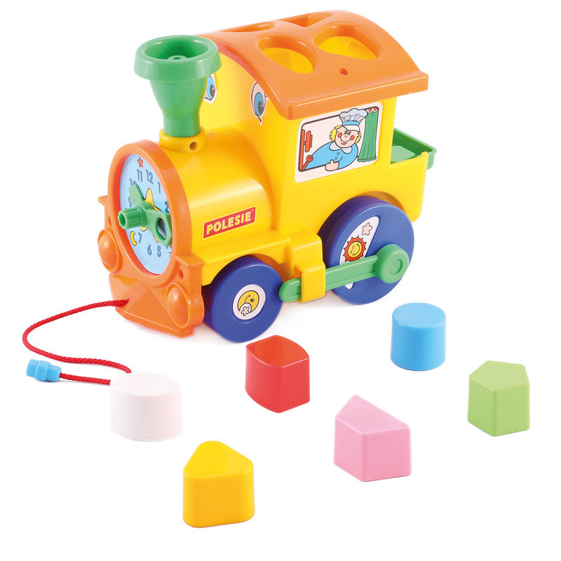 Polesie - Shape and sort locomotive (box)Toys & GamesShape-and-sort locomotive is a wheeled toy that moves and performs various functions.It introduces colors and shapes to the child, develops fine motor skills.During the game, the child has to choose a h