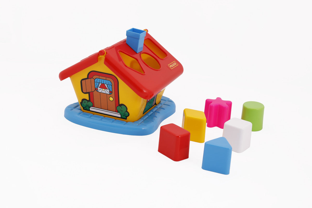 Polesie - Garden house (box)Toys & GamesGarden house is another logic toy of Polesie brand for children under 3 years old.The task on the roof of the house is to match the shapes (6 pieces) with the puzzle holes.You have to remove the roof of the house to