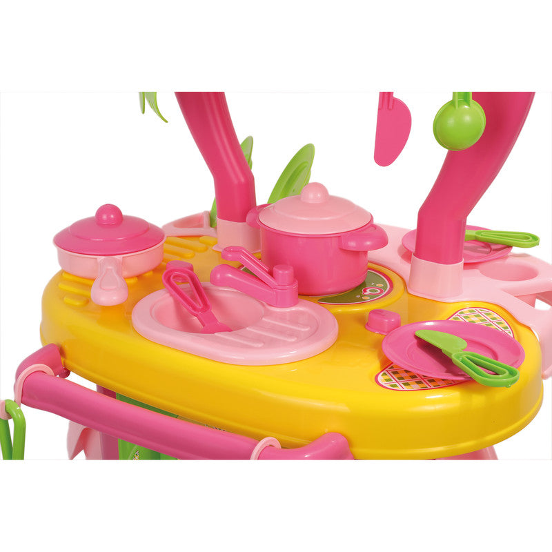 Polesie - Big kitchenToys & GamesThe design of the kitchen and its color justify the name of the set.Kitchen is equipped with a stove, hood, sink, a comfortable countertop and side shelves.The dishwasher and refrigerator are hidden behind doors on both si