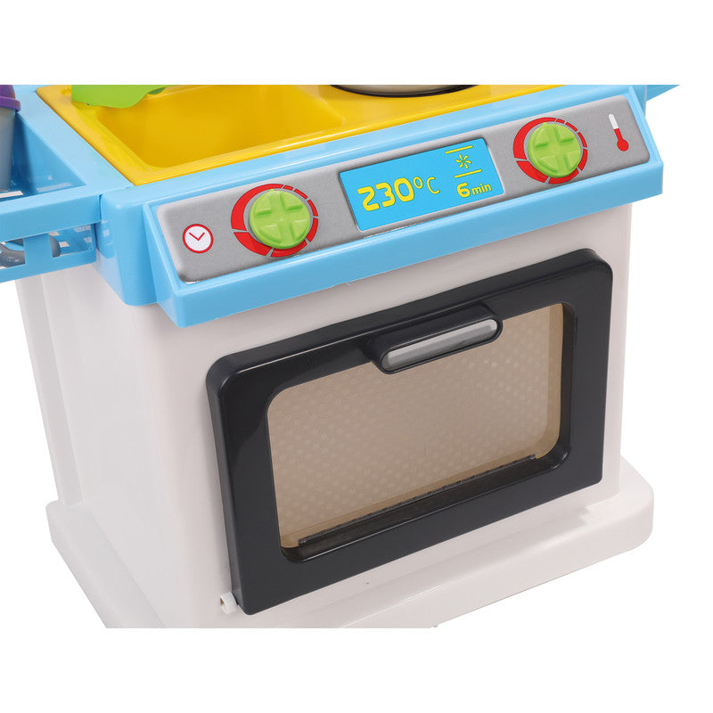 Polesie - Kitchen Natali (box)Toys & GamesThis set can easily fit in a child's room, due to its mini size. Kitchen Natali is a small kitchen with a stove, a sink and an oven.On the top panel of the set there is a drying rack for toy dishes, a shelf for st