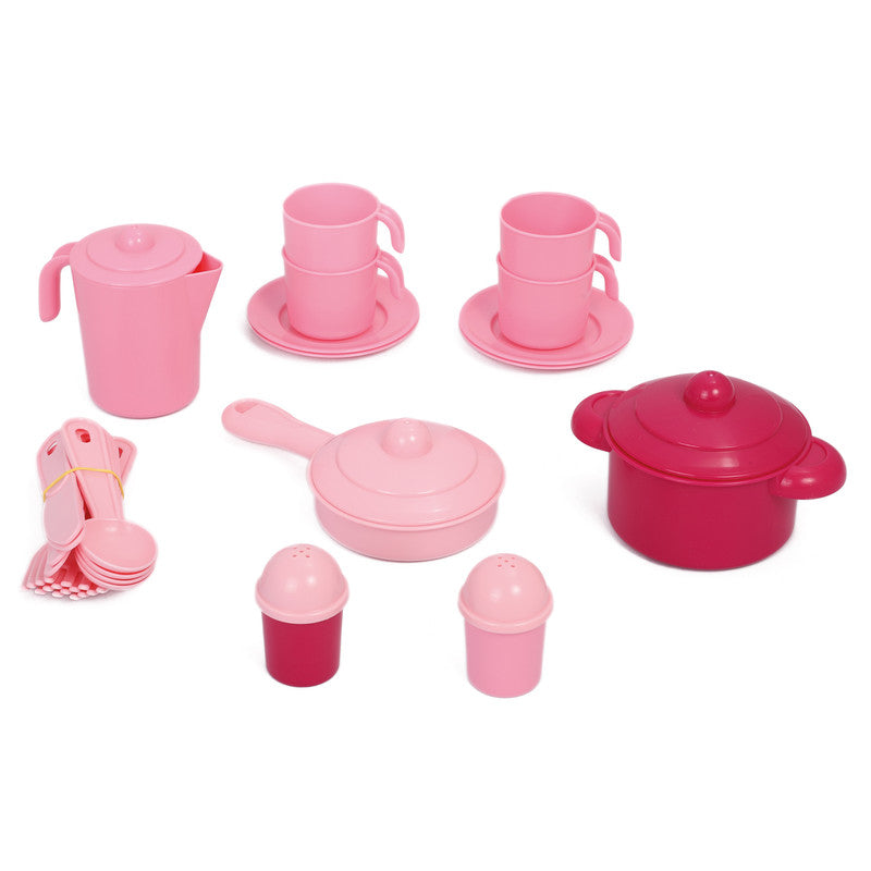 Polesie - Nasten'ka kitchen set for four, 28 pcs (bucket)Toys & GamesThe 4-person Nastenka kitchen set is a toy with which your child will spend hours of fun with friends.It consists of 28 parts. The set is in a container for easy storage. Set Contains: *