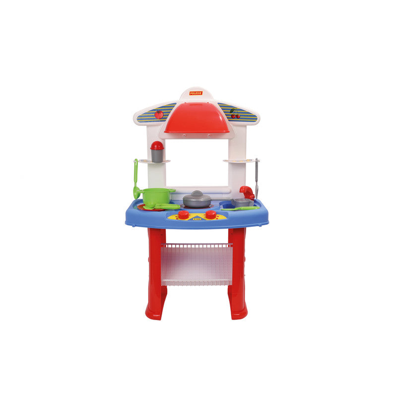 Polesie - Jana kitchen (box)Toys & GamesJana kitchen includes kitchen set with a small stove, sink, hood, dishes and kitchen utensils. A child who plays with this kitchen set will feel like a real cook. FEATURES: Polesie toys are made in high quality cont