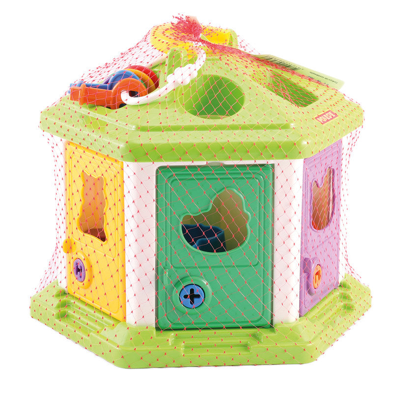 Polesie - "Logic House No. 2"Toys & Games"Logic House No. 2" is a toy for children under 3 years old from Polesie's educational houses series.It includes several tasks at once. The child needs to find and match the shapes that fit the puzzle holes in the