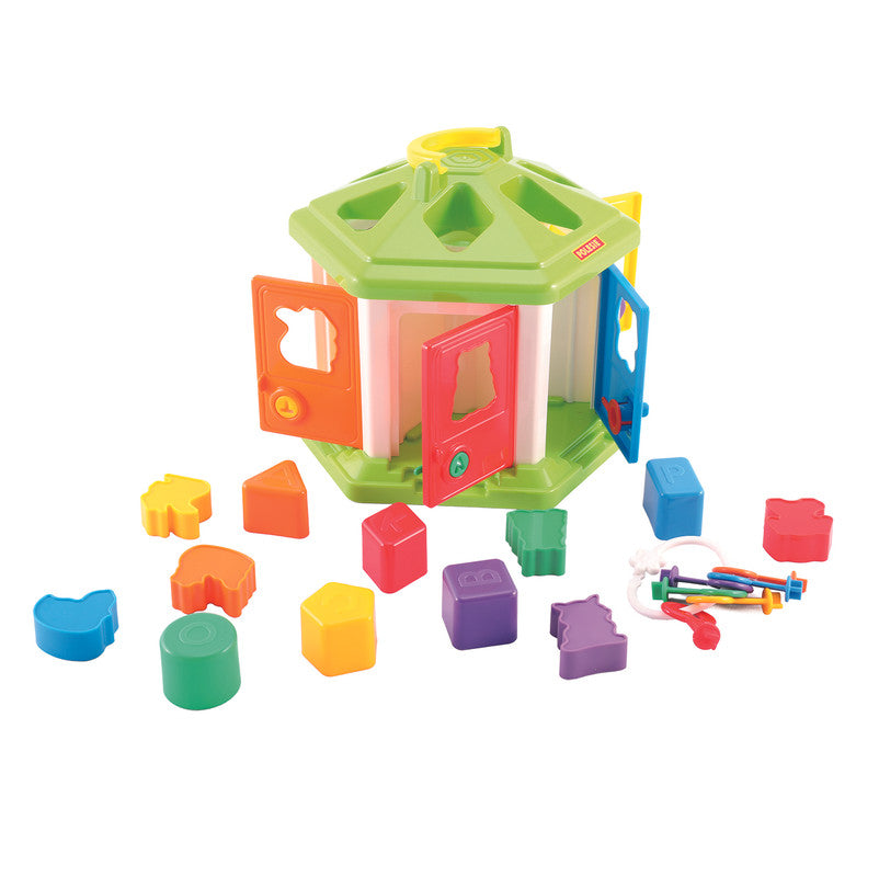 Polesie - "Logic House No. 2"Toys & Games"Logic House No. 2" is a toy for children under 3 years old from Polesie's educational houses series.It includes several tasks at once. The child needs to find and match the shapes that fit the puzzle holes in the