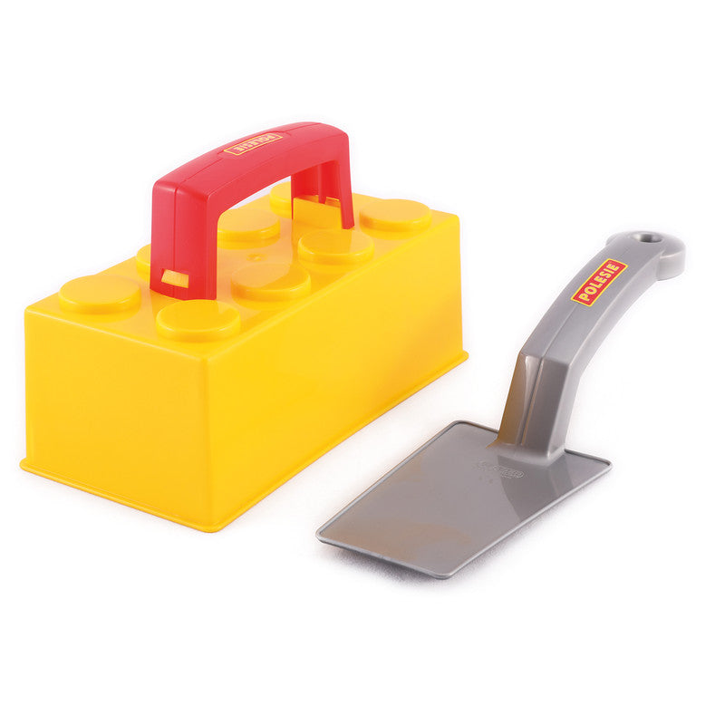 Polesie - 2 Piece Builder's SetToys & GamesWith the 2-Piece Builder's Set, children can have fun in the park.They can play with sand using this toy. There are two color options. Mold - 1 pc Square trowel - 1 pcFEATURES: Polesie toys are made in high quali