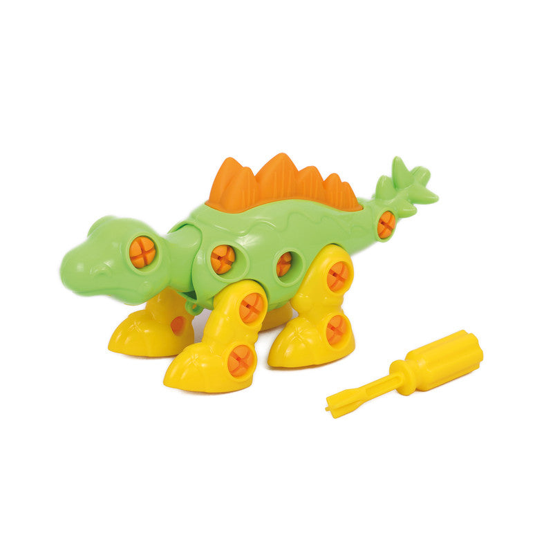 Polesie - Stegosaur take-apart dinosaur (box)Toys & GamesFor young researchers Polesie Factory presents a series of dinosaur-shaped constructors:Tyrannosaurus, Stegosaurus, Triceratops, Diplodocus and Velociraptor.Stegosaur take-apart dinosaur toy's piece