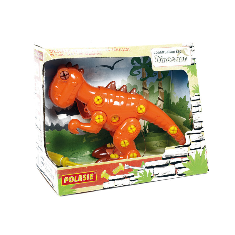 Polesie - Tyrannosaur take-apart dinosaur (box)Toys & GamesFor young researchers Polesie Factory presents a series of dinosaur-shaped constructors:Tyrannosaurus, Stegosaurus, Triceratops, Diplodocus and Velociraptor.Tyrannosaur take-apart dinosaur is made
