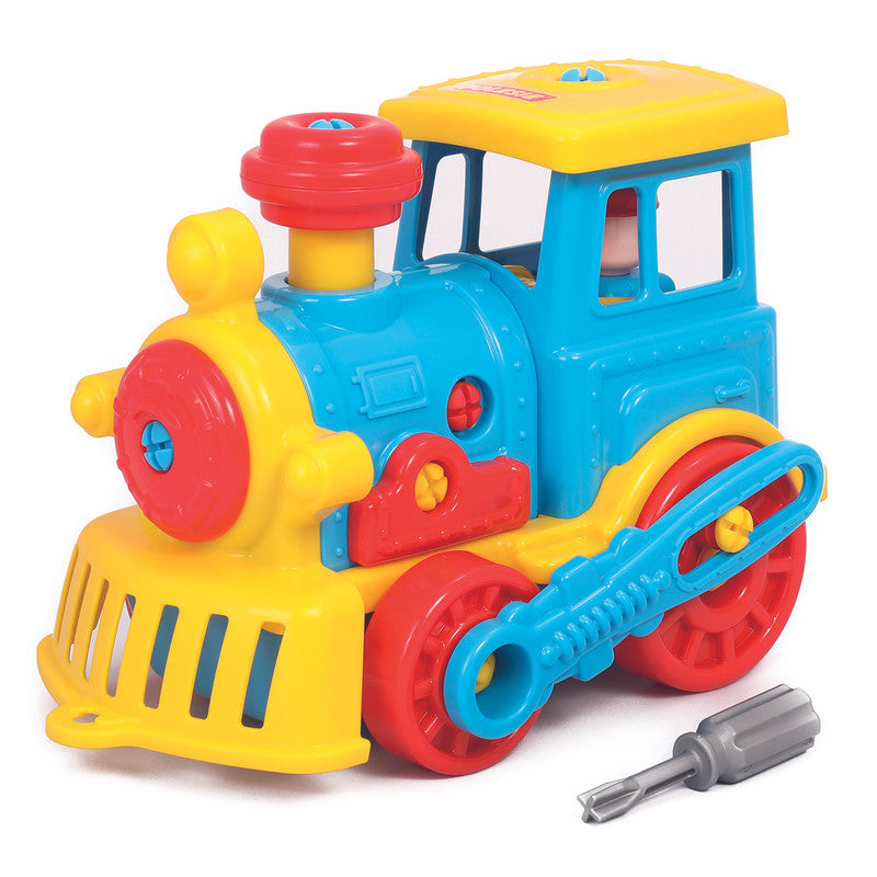 Polesie - Take-apart Loco engine (box)Toys & GamesThe toy is made of high-quality material and performed in bright colors and rounded shape.All pieces of the Loco engine are presented in the form of a constructor which is connected by plastic screws.The s