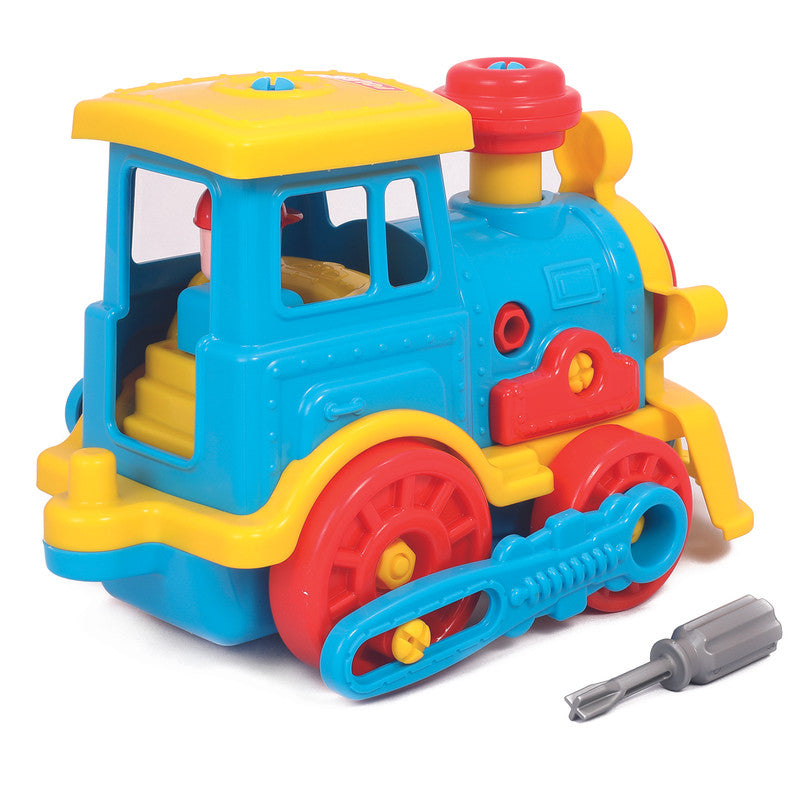 Polesie - Take-apart Loco engine (box)Toys & GamesThe toy is made of high-quality material and performed in bright colors and rounded shape.All pieces of the Loco engine are presented in the form of a constructor which is connected by plastic screws.The s