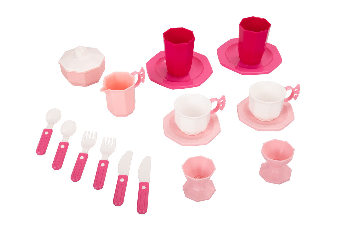 Polesie - Retro Tableware Set 19 pcs (box)Toys & GamesRetro Tableware Set consists of 19 pieces.The pieces of the set are inside the box. Due to the creative design your child will become a real fan of this set. * Egg holders- 2 pcs. * Glass - 2 pcs * Cup