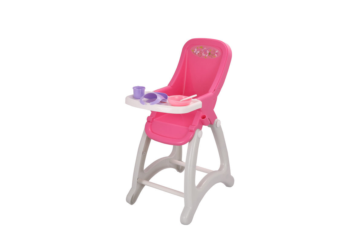Polesie - Doll's High Chair (box)Toys & GamesA realistic highchair will make the game much more interesting.Your child will have fun with their babies. The set for feeding includes: a bowl, a spoon, a sippy cup and an apron. FEATURES: Polesie toys are mad