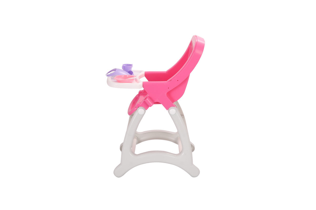 Polesie - Doll's High Chair (box)Toys & GamesA realistic highchair will make the game much more interesting.Your child will have fun with their babies. The set for feeding includes: a bowl, a spoon, a sippy cup and an apron. FEATURES: Polesie toys are mad