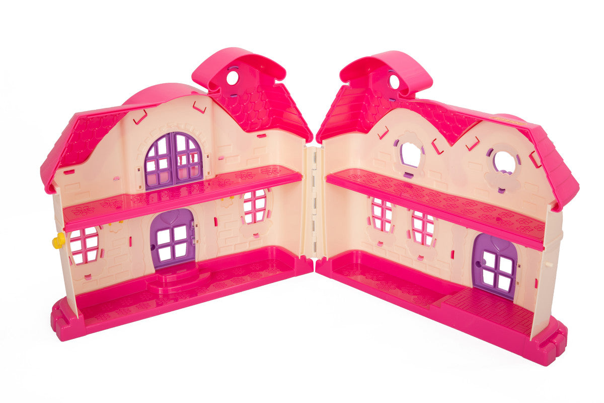 Polesie - Fairy Tale doll house (box)Toys & GamesThe Fairy Tale dollhouse looks like a fairy house.The house opens, allowing children to play on two floors at the same time.All pieces of the product have rounded corners that makes the game safe. And its b