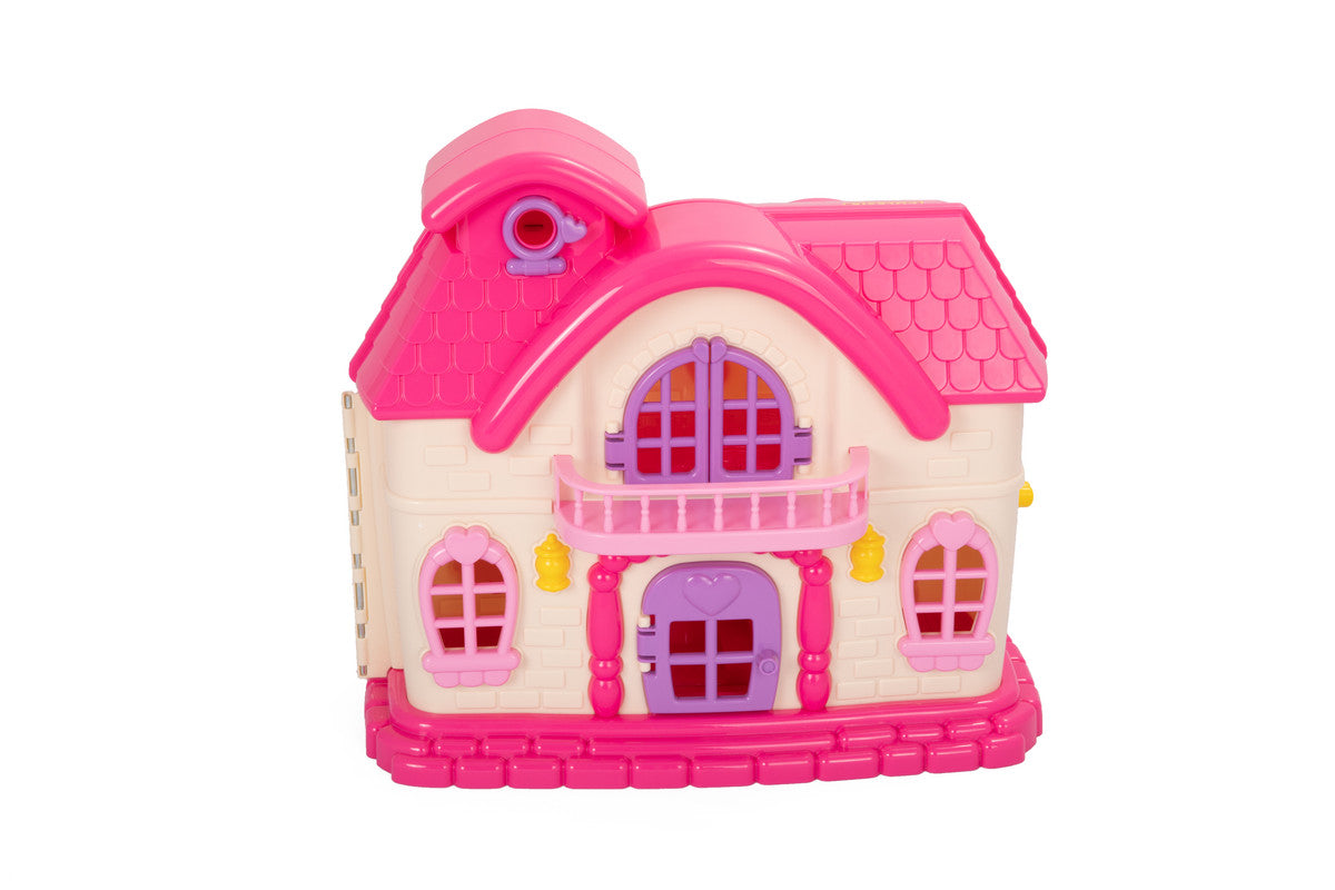 Polesie - Fairy Tale doll house (box)Toys & GamesThe Fairy Tale dollhouse looks like a fairy house.The house opens, allowing children to play on two floors at the same time.All pieces of the product have rounded corners that makes the game safe. And its b