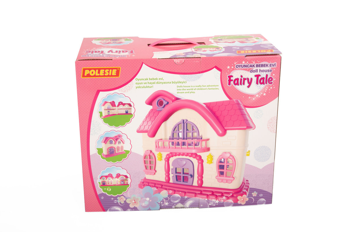 Polesie - Fairy Tale doll house (box)Toys & GamesThe Fairy Tale dollhouse looks like a fairy house.The house opens, allowing children to play on two floors at the same time.All pieces of the product have rounded corners that makes the game safe. And its b