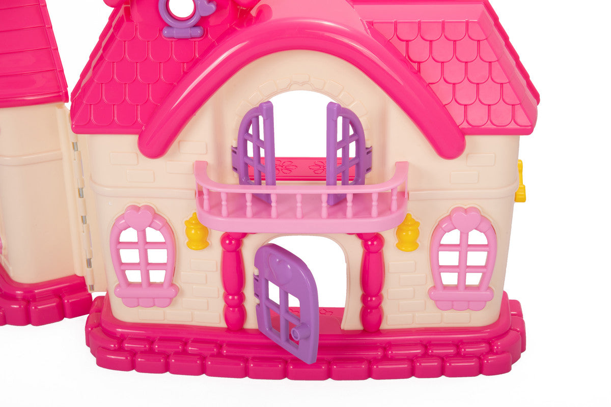 Polesie - Fairy Tale doll house (box)Toys & GamesThe Fairy Tale dollhouse looks like a fairy house.The house opens, allowing children to play on two floors at the same time.All pieces of the product have rounded corners that makes the game safe. And its b