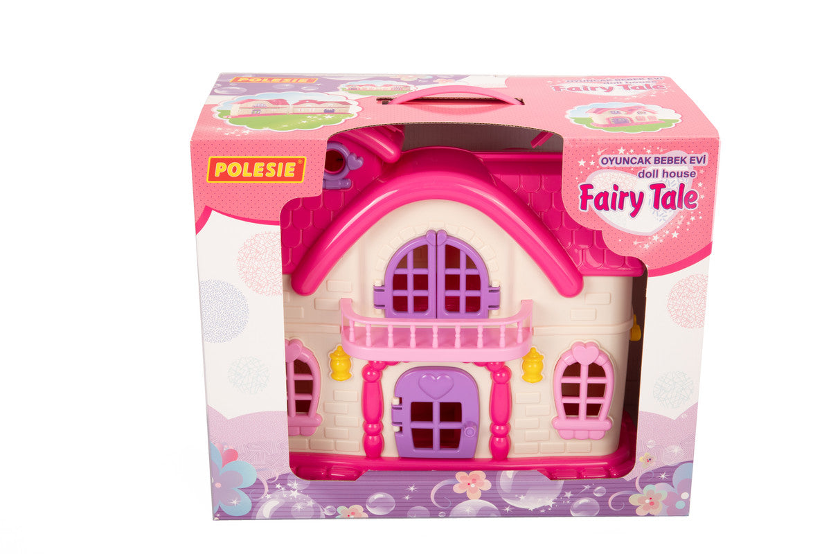 Polesie - Fairy Tale doll house (box)Toys & GamesThe Fairy Tale dollhouse looks like a fairy house.The house opens, allowing children to play on two floors at the same time.All pieces of the product have rounded corners that makes the game safe. And its b