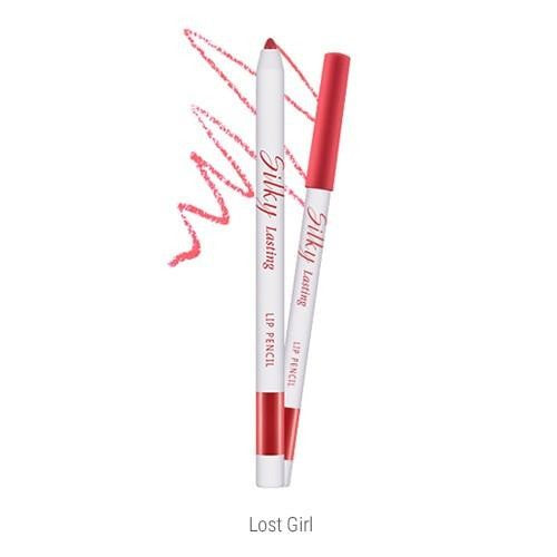 MISSHA Silky Lasting Lip PencilMake-UpMulti-purpose lip pencil, comfortably long-wearing, and soft vibrant colors 1. Multi-lip pencil for all your lip makeup looksEasily draw to achieve natural lip line, full cover lips, gradation lips, and even two-tone