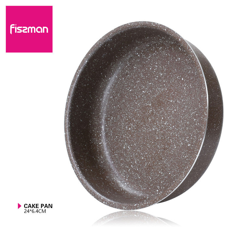 FISSMAN Round cake pan 24x6.4 cm (aluminum with non-stick coating)Kitchen StorageThe baking dish is round. Made of aluminum with TouchStone non-stick coating. The main advantage is the system of multi-layer non-stick coating, consisting of several layers