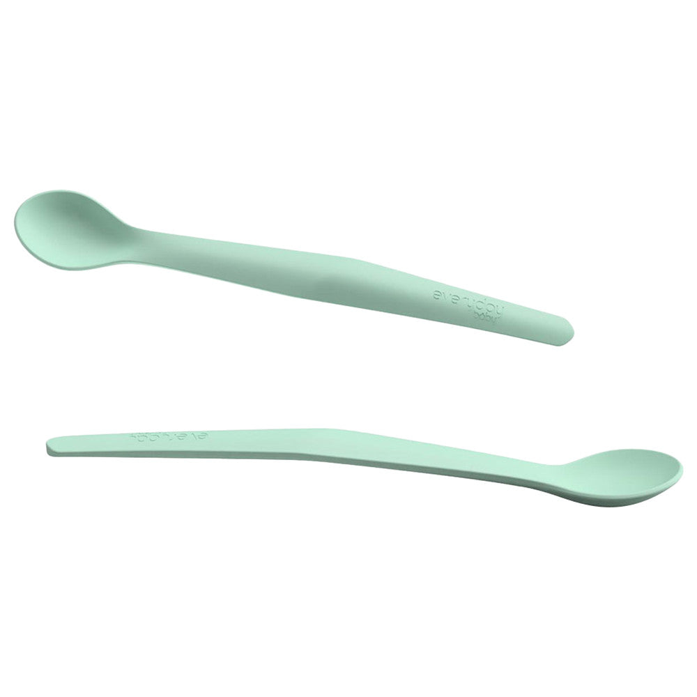 Silicone Spoon By Everyday BabyNursing & FeedingBeautiful design with sturdy silicone which feels lovely in the hand. Soft tip for babies delicate gum. Ergonomic Designed - makes feeding joyful. Description Time for the First Taste? SOFT TIP - gentle to t