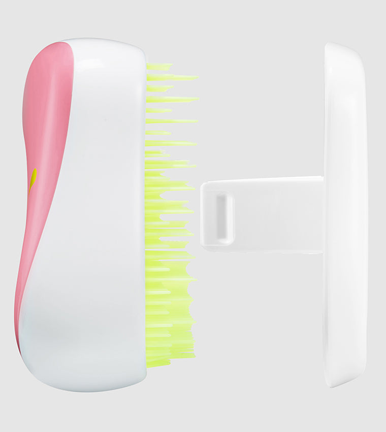 Tangle Teezer - Compact Styler - Puma - WhiteHair CareTangle Teezer’s first collaboration with the sports brand PUMA helps you reach your hair goals as well as your fitness ones. Incorporating the distinct PUMA logo in a popping neon yellow on the colourb