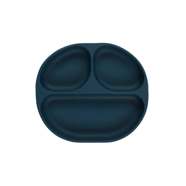 Vital Baby NOURISH Silicone Suction Plate - Moody BlueNursing & FeedingMealtimes can be mess and stress free with the NOURISH silicone suction plate. 4 super strong suction pads help to prevent tips, spills, splats and tears at mealtimes which, when coupl