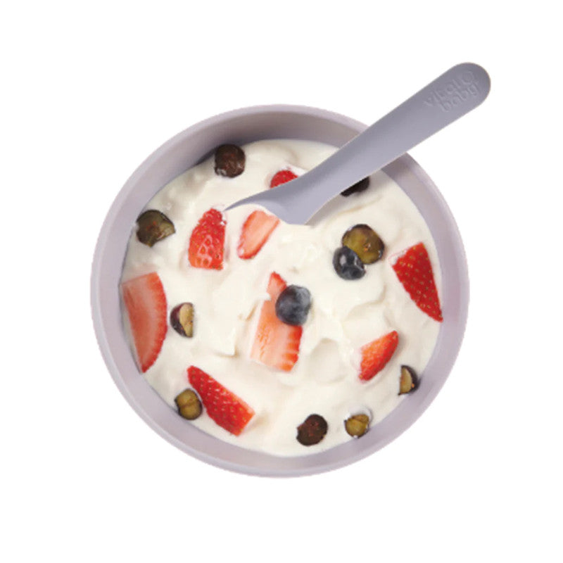 Vital Baby NOURISH Silicone Suction Bowl Set - Dusky MauveNursing & FeedingMealtimes can be mess and stress-free with the NOURISH silicone suction bowl set. The super strong suction pad helps to prevent tips, spills, splats and tears at mealtimes. Scooped