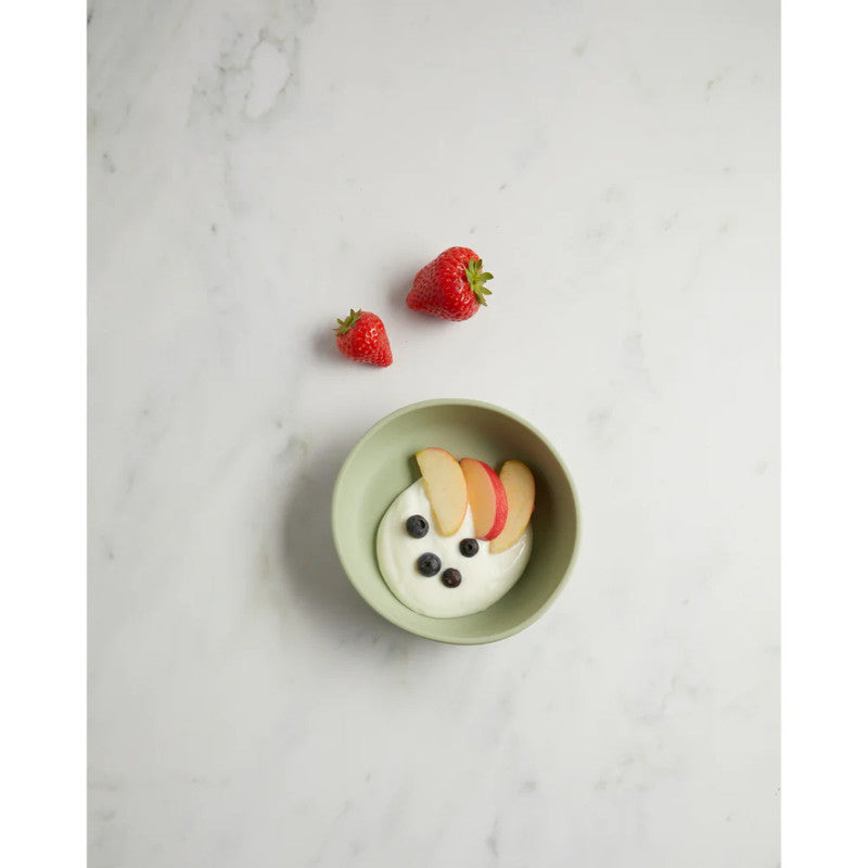 Vital Baby NOURISH Silicone Suction Bowl Set - Crushed MintNursing & FeedingMealtimes can be mess and stress-free with the NOURISH silicone suction bowl set. The super strong suction pad helps to prevent tips, spills, splats and tears at mealtimes. Scoope