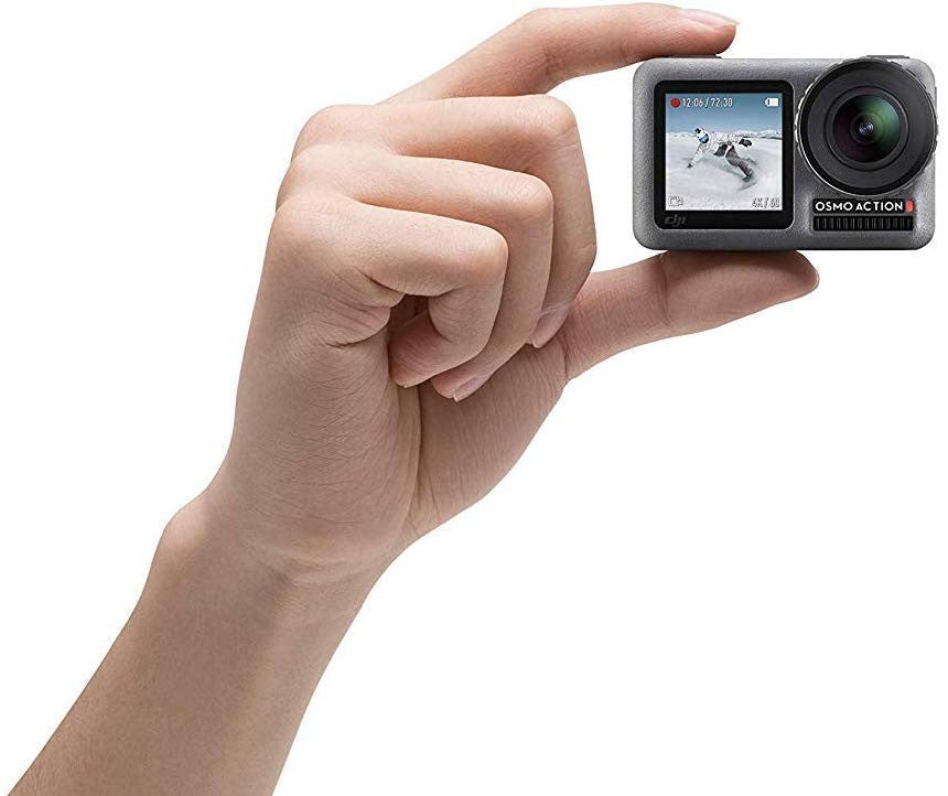 DJI Osmo Action - Action CameraCamerasUnleash Your Other Side Live the Action Regardless of whether you need to record your world from behind a lens or be the superstar, Osmo Action's double screens enable you to catch everything with the dash of a catch.