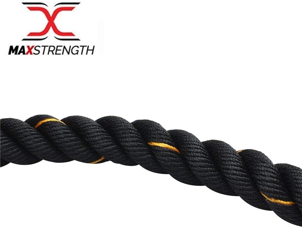 Max Strength Proffessional Battle Rope 9Mtr X 50mm Strength Training Training Undulation Fitness Exercise