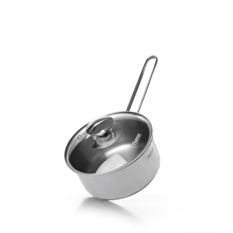 FISSMAN BAMBINO Saucepan with glass lid 12x6.0 cm / 0,6 LTR (stainless steel)Kitchen StorageFISSMAN values its customers and pays great attention to the quality of all of its products. BAMBINO cookware series is made from the safest high-quality grade 18/