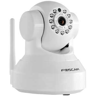 Foscam FI9816PW Plug and Play Pan/Tilt Wireless P2P IP Camera White