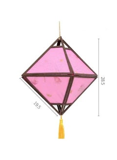 fashionhome Rhombus Portable Lantern with Tassel Light Lamp for Diwali Spring Festival Home DecorationHome Decorfashionhome Rhombus Portable Lantern with Tassel Light Lamp for Diwali Spring Festival Home Decoration