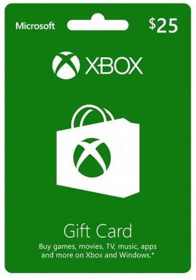 Xbox Gift CardGaming AccessoriesThe Xbox gift card can be used for games and entertainment on Xbox and Windows. Buy the latest games, map packs, movies, TV, music, apps and more. And on Xbox One, buy and download full blockbuster games the day they're ava