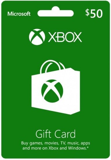Xbox Gift CardGaming AccessoriesThe Xbox gift card can be used for games and entertainment on Xbox and Windows. Buy the latest games, map packs, movies, TV, music, apps and more. And on Xbox One, buy and download full blockbuster games the day they're ava