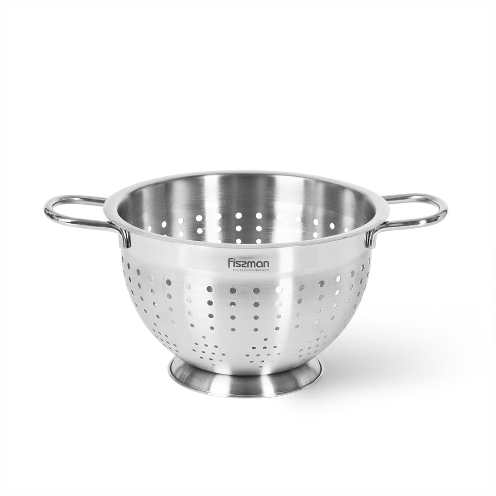 FISSMAN Stainless Steel Colander 20cmKitchen Storage5880 Colander 20 cm (stainless steel) Cookware is one of the essentials in our kitchen; after all, it’s what we use to create our food fantasies. Your choice of saucepan affects the taste, quality and ar