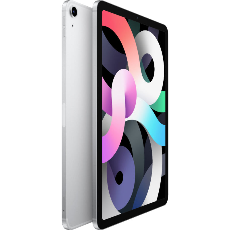 Apple iPad Air Tablet - 10.9-Inch 4th Generation, 64GB RAM, Wi-Fi Only,SilverTabletsAbout this item Stunning 10.9-inch Liquid Retina display with True Tone and P3 wide color A14 Bionic chip with Neural Engine Touch ID for secure authentication and Apple P