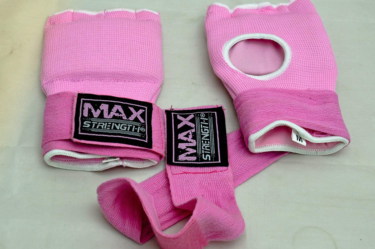 Max Strength-Boxing Hand Wraps Inner Gloves (Pink, L/XL)