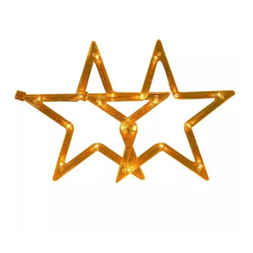 Y&D Set Of 9 LED Fairy String Star Decorative Lights Yellow 3 meterHome DecorElegantly contoured structure Crafted with high-grade material