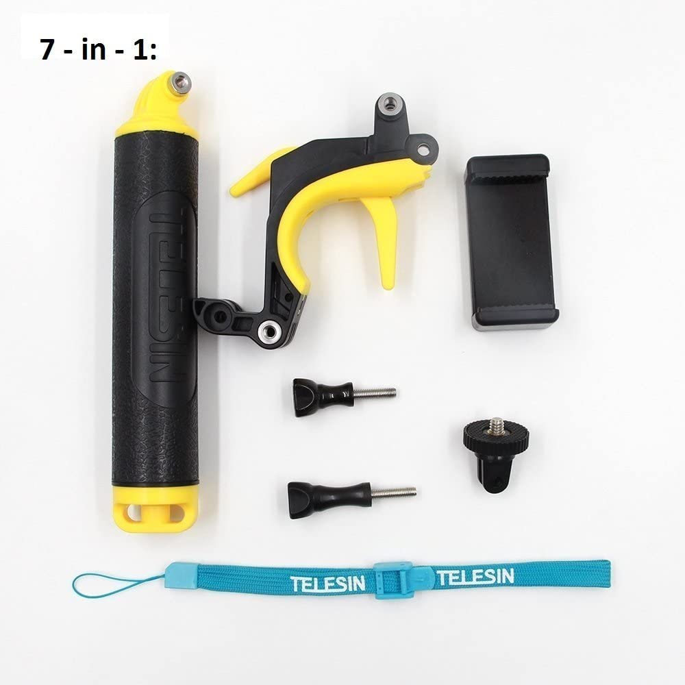 Telesin Floaty Bobber With Trigger Grip For Go ProLetstango Promo• Up To 90% Discount• NOTE: Opened Boxes, As Is and Warranty not AvailableMinimum order required (50 AED) to avail the free delivery…