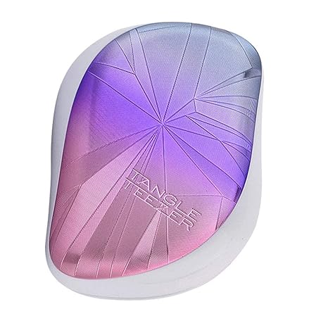 Compact Styler - Smashed Holo Blue / PinkHair CareCompact Styler Blue Smashed Holo Our travel-friendly detangling hairbrush, the Tangle Teezer Compact Styler smooths, shines and defines on-the-go. Ideal for regular hair types, it tames stray strands and d
